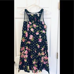 Floral A line lace dress
